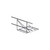TRYLON 5.951.0112.406 12 FT Non-Penetrating Roof Ballast Frame with Three 2-3/8""x 6' Antenna Mounting Pipes