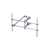 TRYLON 5.930.0071.023 3' Vertical Standoff T-Frame Including 12' Universal Tie-Back Kit, Universal Backing Kit, and Three 2-3/8" X 8' Pipes