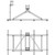 TRYLON 5.927.1010.496 10' Leg Mounted V-Frame with 4 Vertical Antenna Mounting Pipes