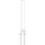 VENTEV BMM500054SPX2 54" Pole Top Extension with Adjustable Galvanized Steel Mounting Bracket