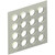 VALMONT E1447 Aluminum Entry Panels, 16 Port, 25.5in X 25.5in