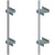 VALMONT SP250-6 Kit of Two Cantilever Wall Mounts with U-Bolts for 2-3/8 in Pipes