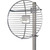 RADIOWAVES SPD2-2.4NS-RD 2.4-2.7 Ghz 2' Dia.Parabolic Antenna.21.0 Dbi Gain @ Mid-Band.Dual Polarization.N Female Connector.Includes Fine Adjust