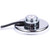 TE G8PI Chrome Plated Magnetic Mount with 12 Feet RG58A/U Cable and Installed PL259 Connector.for Use with Antennas in the 27-1000 Mhz Range