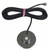 PCTEL GBR-52-48-T3-A Black Mobile Antenna Mount with Rubber Boot, 4 Foot RG-58A/U Cable, and Attached TNC Male Right Angle Connector