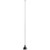 LARSEN NMOQSPEC 144-512 Mhz Quarter Wave Chrome Antenna Only.Order Motorola Style Mount Separately