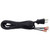 DURACOMM 082-0001 8' AC Power Cord with Fork Terminals for Easy Installation.3 Strand 18 Awg