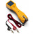 HARRIS 19800009 Telephone Test Set.Has DTMF & Pulse Operation, Last Number Redial, Dual Monitor Impedance Mode.Angled Bed of Nails Clips