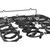 RF RFA-4075-48 INDUSTRIES 14pc Test Cable Kit.4' RG58A/U with Connectors and Strain Reliefs Installed.Includes Handy Wall Hanger Rack