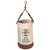 Klein Canvas Bucket w/Leather Bottom Snap Shackle Handle 12x12x17"
