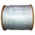 Novatec 1/2"x 600' Novablue Static Dbl Braid, White w/ Blue Tracer