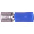 HAINES 1OF58089 PRODUCTS Vinyl Insulated Female Quick Disconnect for Wire Sizes 16-14.187" Tab Size.1 of SKU 58089