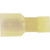 HAINES YMN PRODUCTS Nylon Insulated Male Quick Disconnect Connector with Butted Seam for Wire Sizes 10-12 Gauge.100 Pack.tab Size.250"