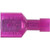 HAINES RMN-H PRODUCTS Nylon Male Quick Slide Connector with Butted Seam for Wire Size 22-18 Gauge.tab Size.250" 100 per Box