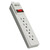 10' PS410 Power It! 4-Outlet Power Strip, ABS Fire Res