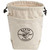 KLEIN 5416TCP TOOLS Extra Tall Top Closing Bolt Bag.12" H and 9" W Drawstring Closure