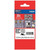 BROTHER TZES211 6mm (0.23") Black on White Tape with Extra Strength Adhesive 8m (26.2 Ft) for Use with All TZ Machines