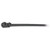 THOMAS TY537MX & BETTS Self Locking Ty-Rap 6/6 Nylon Cable Tie w/1/4" Mount Hole.301"Wx13.9"Lx3.5"D.Black UV Resistant.Metal Lock Tab for Strength