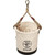KLEIN 5172-PS Heavy Duty Bucket.#4 Canvas, Molded Bottom, Rope Handle, with Swivel Snap Ring.12" Top Dia, 9" Bottom Dia, 12" Deep.Includes 15