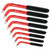 WIHA 13690 Long Arm Insulated Hex L-Keys 8pc Set.1/8", 5/32", 3/16", 7/32", 1/4", 5/16" 3/8", 1/2"
