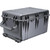PELICAN 1660 BLACK Wheeled Equipment Cases.Water & Airtight to 30' W/neoprene O-Ring Seal.Fold Down & Retractable Handle.I.d.: