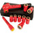WIHA- 31493 10 Pc - 3/8" Insulated Socket Set Sizes: 5/16, 3/8, 7/16, 1/2, 9/16, 5/8, 11/16, 3/4, 5" Insl Extension 3/8" Drive Insulated Ratchet