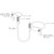 Harger customer drawing for FGA1.5/2-3.5/42WC24 showing 1.5 to 2 inch and 3.5 to 4 inch tinned copper pipe brackets with stainless U-bolts