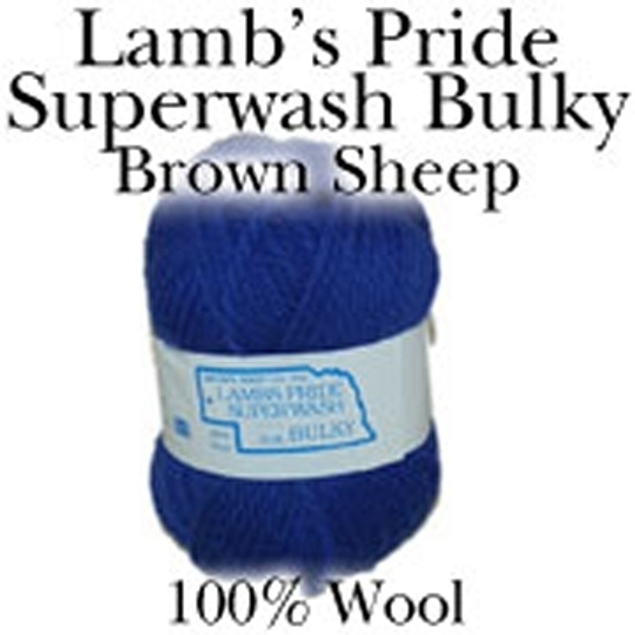 Lambs Pride Bulky Knitting Yarn, Brown Sheep