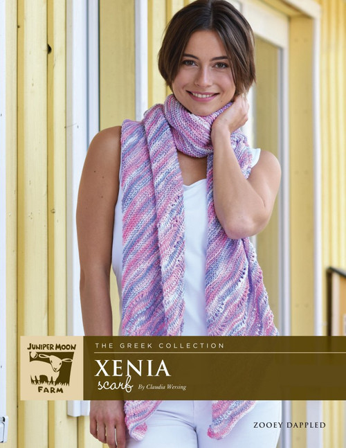 Juniper Moon Farm Leaflet - Xenia Scarf J93-01