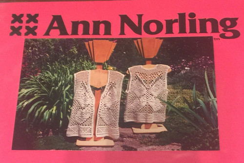 Ann Norling Pattern - #24 Crochet Butterfly Vest