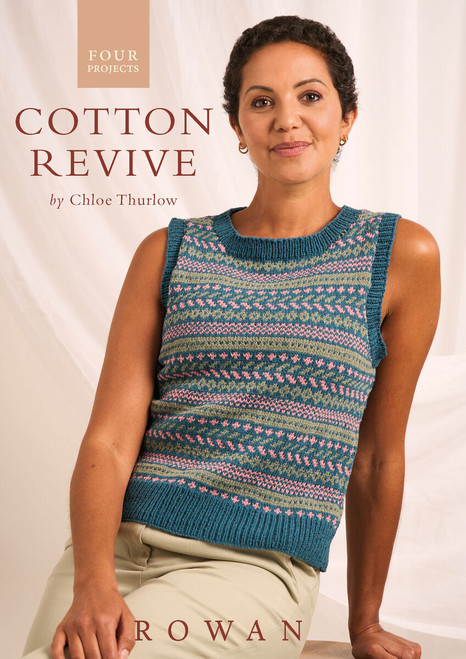 Rowan Book -ZB375  4 Projects Cotton Revive