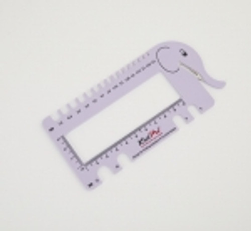 Needle & Crochet View Sizer with Yarn Cutter - Lilac A10995