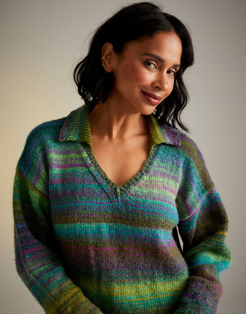 Sirdar Pattern F237 Midnight Garden Sweater 10718