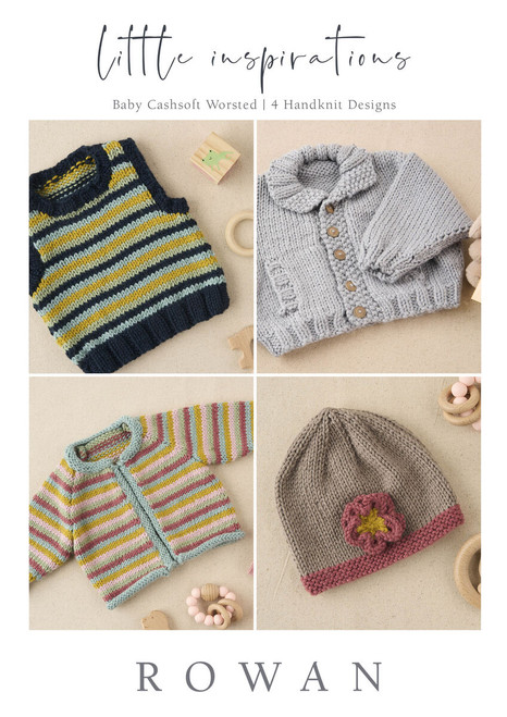 Rowan Little Inspirations Baby Cashsoft Worsted - 4 Handknit Designs Booklet ZB388