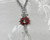 Knitting Necklace - Lady Bug