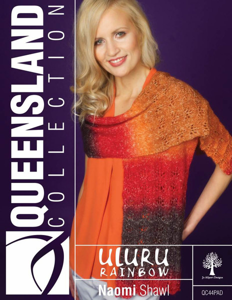 Queensland Collection Pattern - QC44 - Uluru Rainbow Naomi Shawl