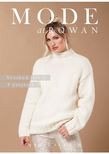 Rowan Book - ZB260  MODE at Rowan Brushed Fleece - Quail Studio - SALE NO RETURN