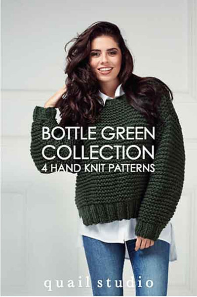 Rowan Booklet by Quail Studio - Bottle Green Collection - 4 projects