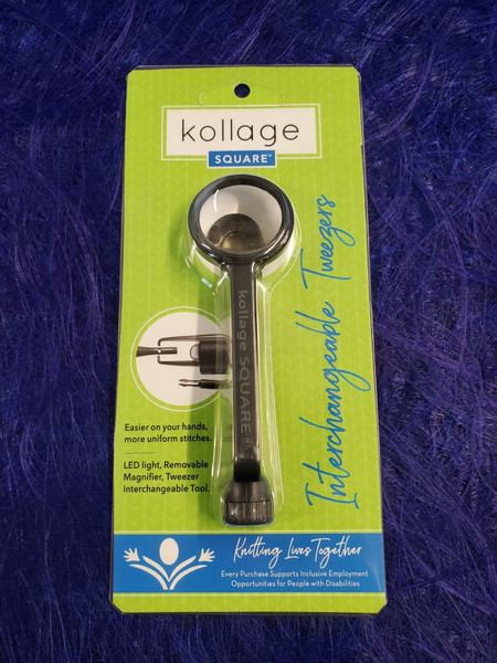 Kollage Interchangeable Connecting Tool with LED Light and Magnifier