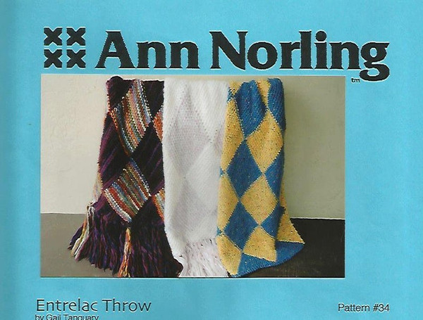 Ann Norling Pattern - #34 Entrelac Throw