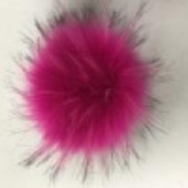 McPorter Farms Faux Raccoon Fur Pompom