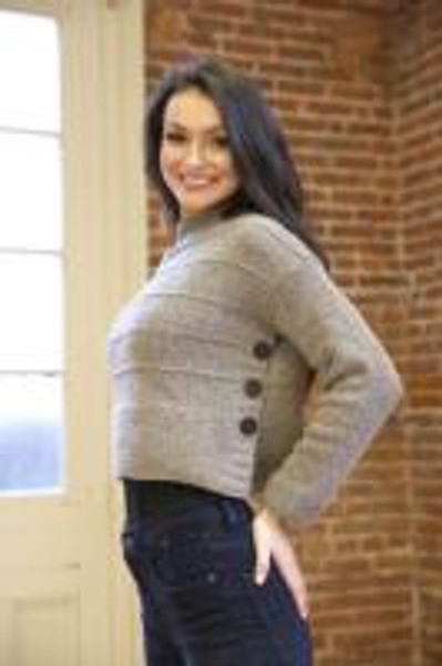 Plymouth Pattern 3411 - Mojito Merino Ridged Pullover