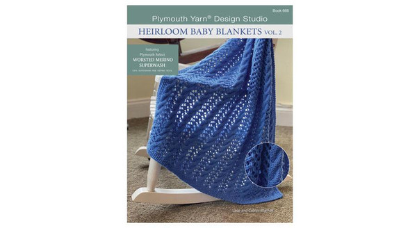 Plymouth Yarn Leaflet - No. 668 Heirloom Baby Blankets Vol. 2