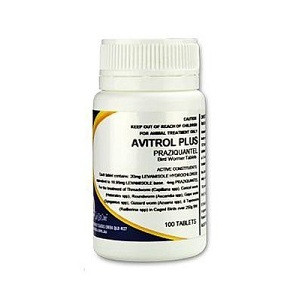 AVITROL PLUS PRAZIQUANTEL BIRD WORMER TABLETS