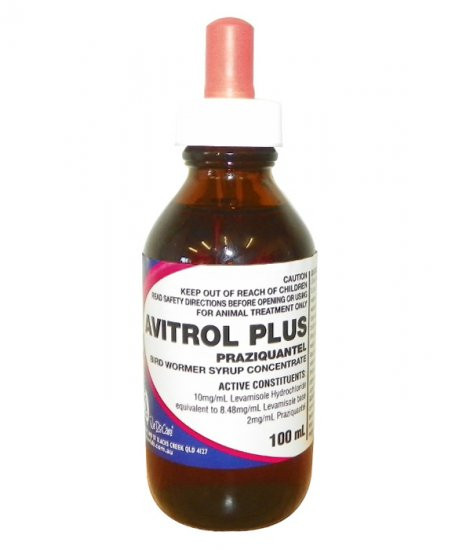 AVITROL PLUS PRAZIQUANTEL BIRD WORMER SYRUP CONCENTRATE