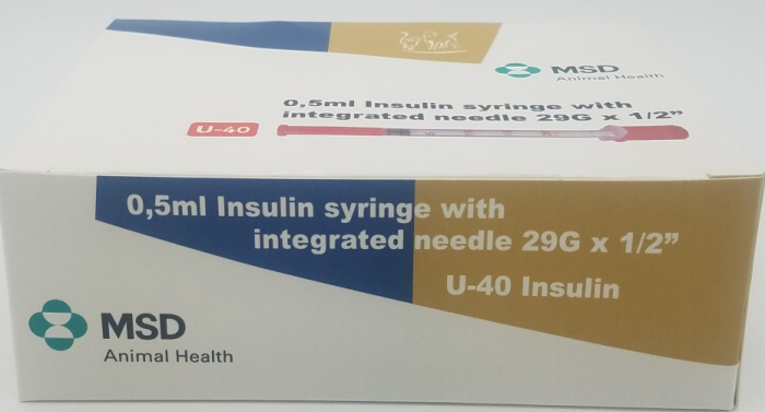 Caninsulin Syringe 0.5ml