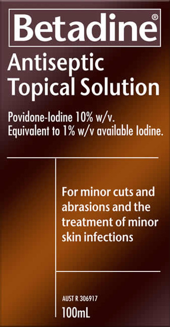 BETADINE ANTISEPTIC SOLUTION 100mL