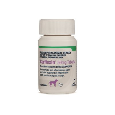 Carflexin Carprofen Plain 50mg 100 Tabs