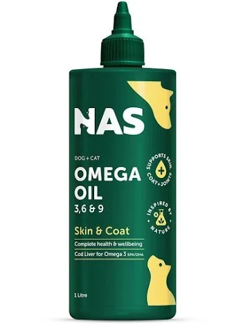 Natural Animal Solutions Omega 3, 6 & 9 Oil Dog 1L