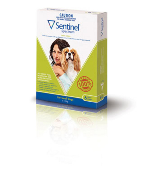 Sentinel Spectrum Tasty Chews for Small Dogs Green 6's